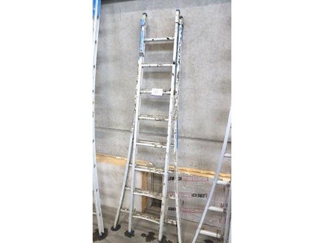 Alu uitschuifladder 2x11 - afbeelding 1 van  1