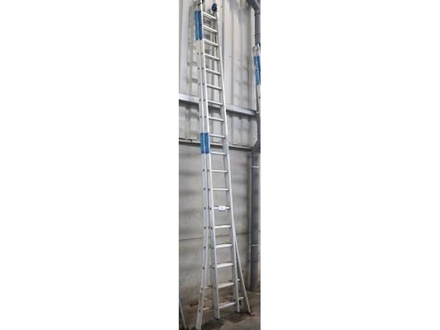 Alu uitschuifladder 2x18 - afbeelding 1 van  1