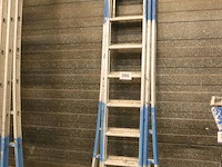 Alu uitschuifladder 3x 10 sporten - afbeelding 1 van  1