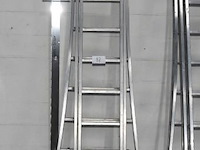 Alu uitschuifladder 3x10 sporten - afbeelding 1 van  2