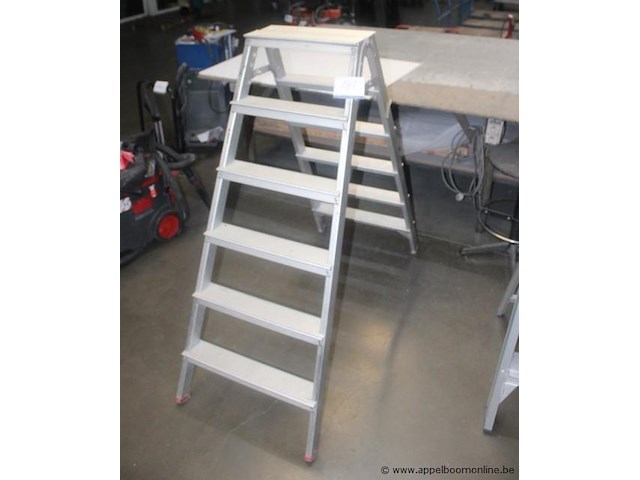 Alu uitzetladder - afbeelding 1 van  1