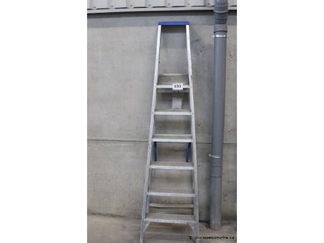Alu uitzettrap solide 2x6 - afbeelding 1 van  2