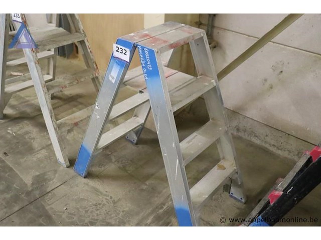 Alu uitzettrap vv 3 sporten solide - afbeelding 1 van  2