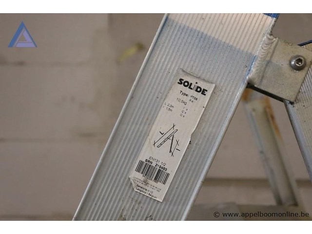 Alu uitzettrap vv 5 sporten solide - afbeelding 2 van  2