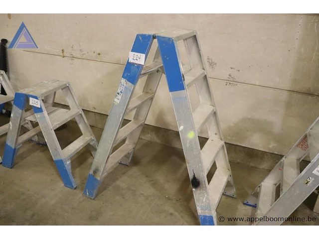 Alu uitzettrap vv 5 sporten - afbeelding 1 van  2