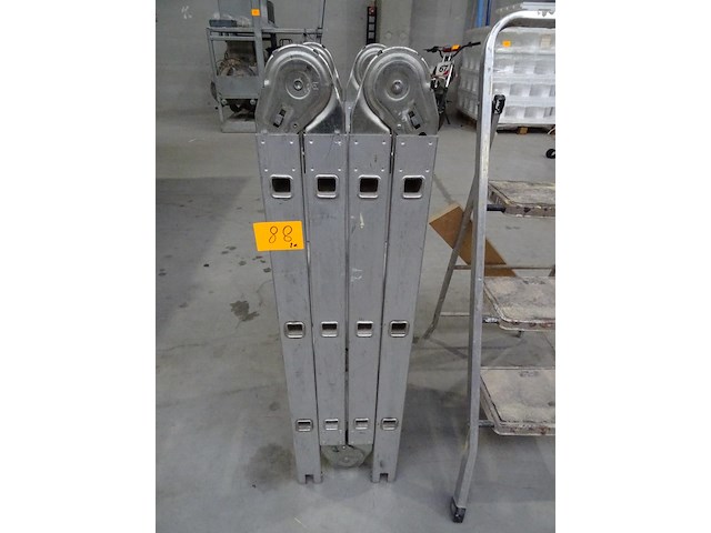 Alu vouwladder + alu trapladder - afbeelding 2 van  3