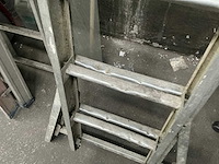 Alufort schuifladder 2 delig - afbeelding 2 van  2
