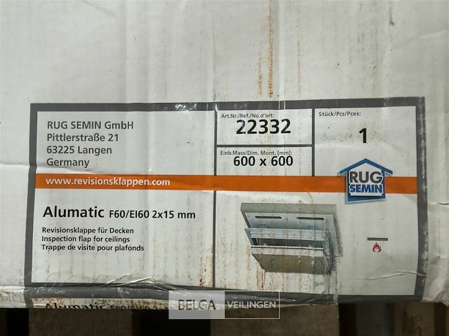 Alumatic brandwerend inspectieluik - afbeelding 1 van  1