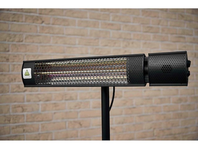 Aluminium - terrasverwarmer zwart - terrace heating black - afbeelding 1 van  7