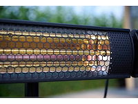 Aluminium - terrasverwarmer zwart - terrace heating black - afbeelding 2 van  7