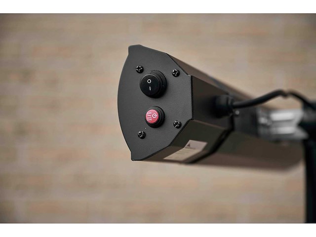 Aluminium - terrasverwarmer zwart - terrace heating black - afbeelding 3 van  7