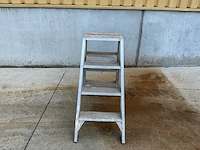 Aluminium dubbele trapladder – 2 x 4 treden