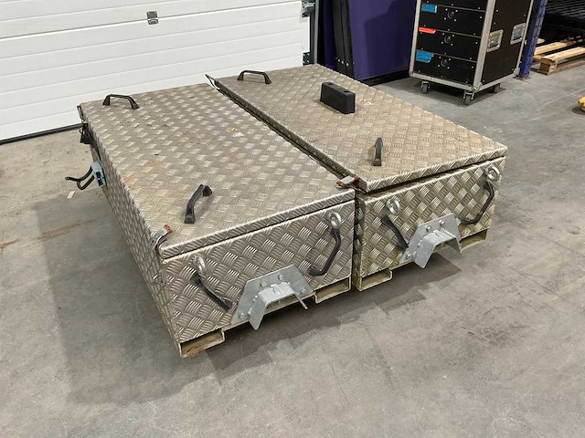 Aluminium gereedschapkoffer (2x) - afbeelding 1 van  9