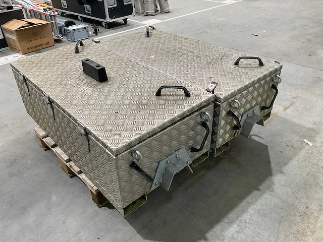 Aluminium gereedschapkoffer (2x) - afbeelding 4 van  9
