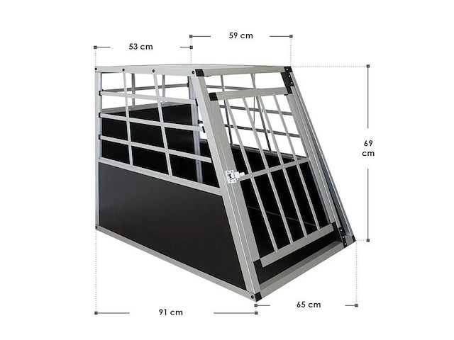 Aluminium hondendrager (x4) - afbeelding 4 van  9