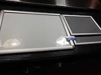Aluminium kliklijsten (2 kleine + 1 groot, lichte beschadiging)