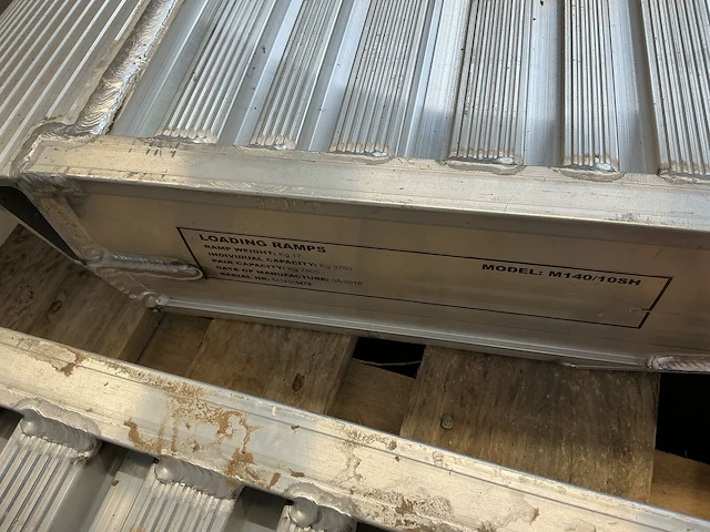 Aluminium laadramp / oprijplaat metalmec m080/08sh – 1.500 kg - afbeelding 4 van  4