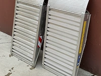 Aluminium laadrampen / oprijplaten metalmec m140/10sh – 7.500 kg per set