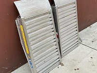 Aluminium laadrampen / oprijplaten metalmec m140/10sh – 7.500 kg per set - afbeelding 2 van  5