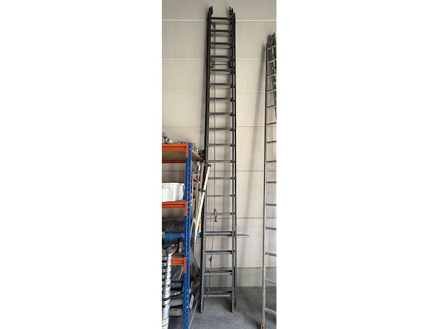 Aluminium ladder, (2delig) - afbeelding 1 van  1