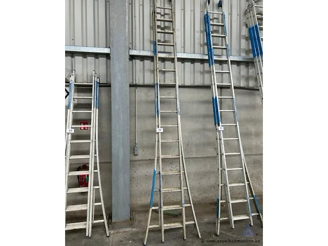Aluminium ladder 2x15 sporten - afbeelding 1 van  1