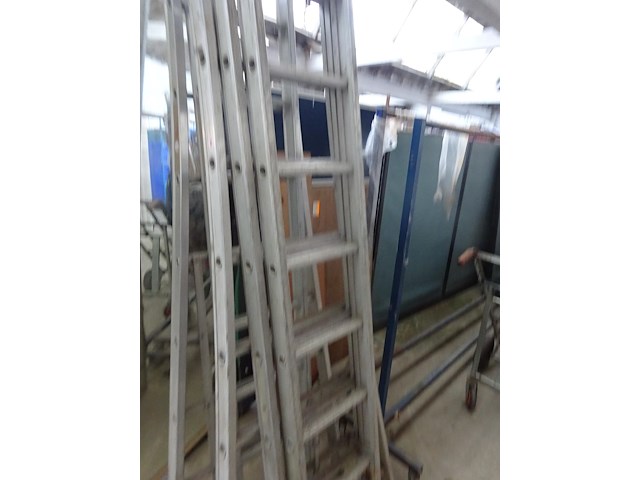 Aluminium ladder 3delig - afbeelding 1 van  1