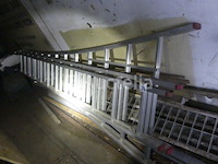 Aluminium ladder 3x12 sporten - afbeelding 2 van  3