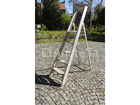 Aluminium ladder met 5 treden - afbeelding 3 van  5