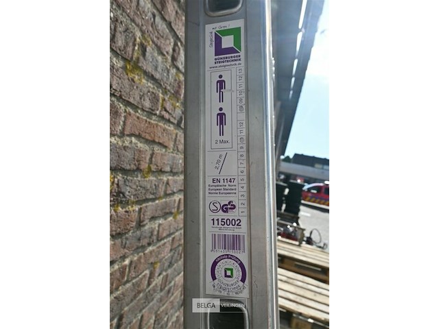 Aluminium ladder - afbeelding 4 van  4