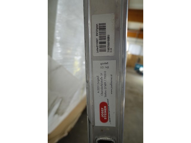 Aluminium ladder - afbeelding 2 van  2