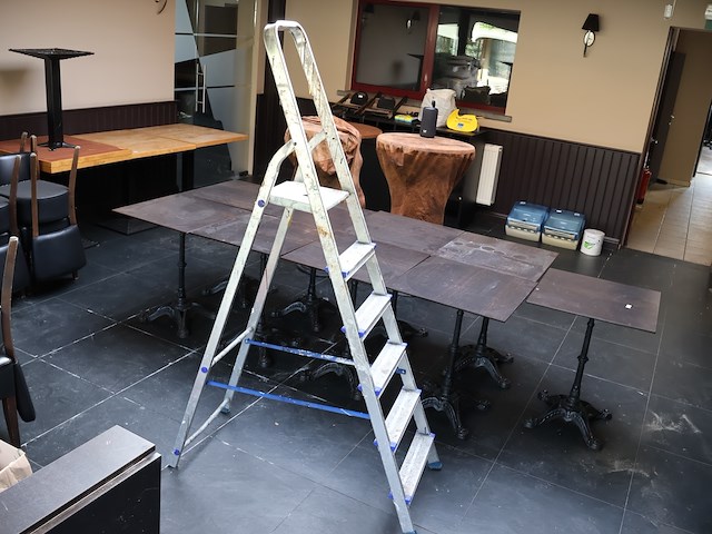 Aluminium ladder - afbeelding 2 van  4