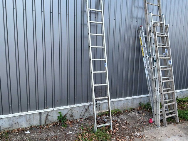 Aluminium ladder - afbeelding 1 van  3
