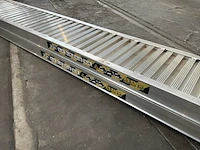 Aluminium oprijplaten met haak (ongebruikt) (2x) - afbeelding 3 van  5