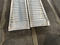 Aluminium oprijplaten met haak (ongebruikt) (2x) - afbeelding 5 van  5