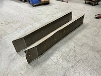 Aluminium oprijplaten x2 195x31 cm - afbeelding 1 van  1