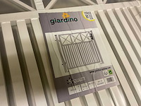 Aluminium poort enkel wit - afbeelding 1 van  4