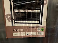 Aluminium poort enkel zwart - afbeelding 3 van  4
