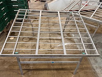 Aluminium rek / markttafels verschillende modellen (13x) - afbeelding 3 van  5