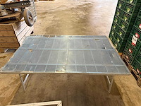 Aluminium rek / markttafels verschillende modellen (13x) - afbeelding 5 van  5