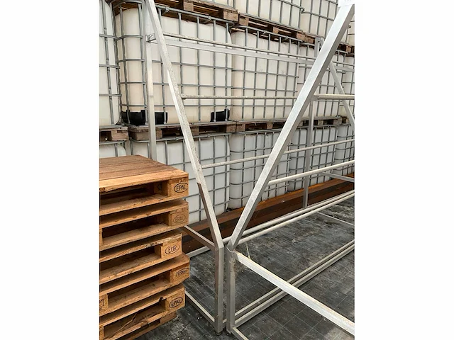 Aluminium rek voor hangende planten (2x) - afbeelding 2 van  6
