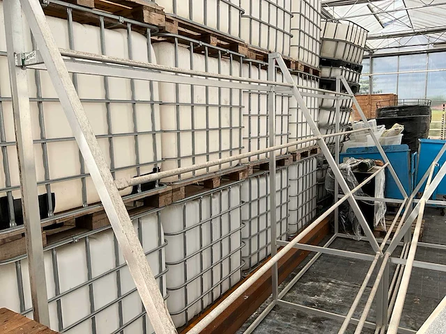 Aluminium rek voor hangende planten (2x) - afbeelding 3 van  6