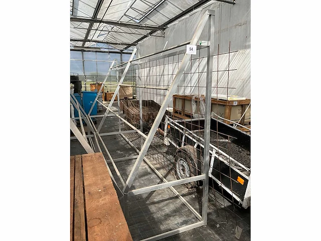 Aluminium rek voor hangende planten (2x) - afbeelding 4 van  6