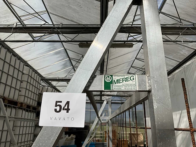 Aluminium rek voor hangende planten (2x) - afbeelding 5 van  6