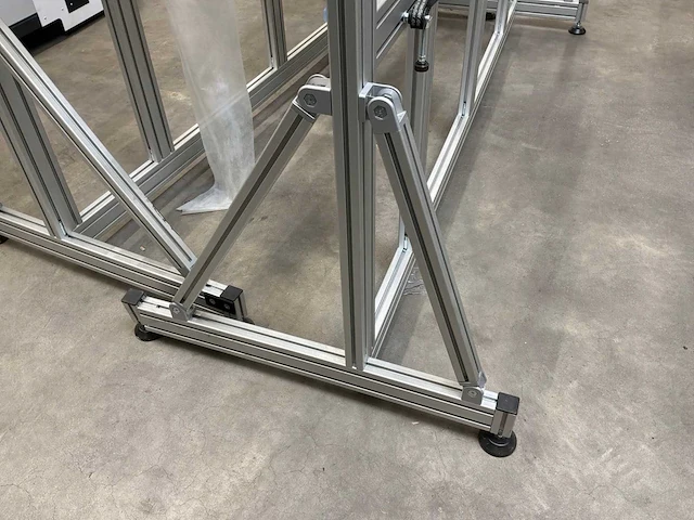 Aluminium rek voor rollen (2x) - afbeelding 3 van  10