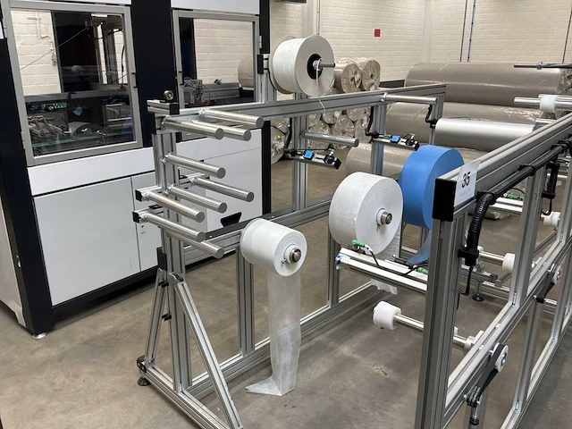 Aluminium rek voor rollen (2x) - afbeelding 8 van  10