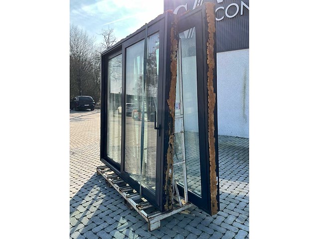 Aluminium schuifraam (2x) - afbeelding 2 van  9