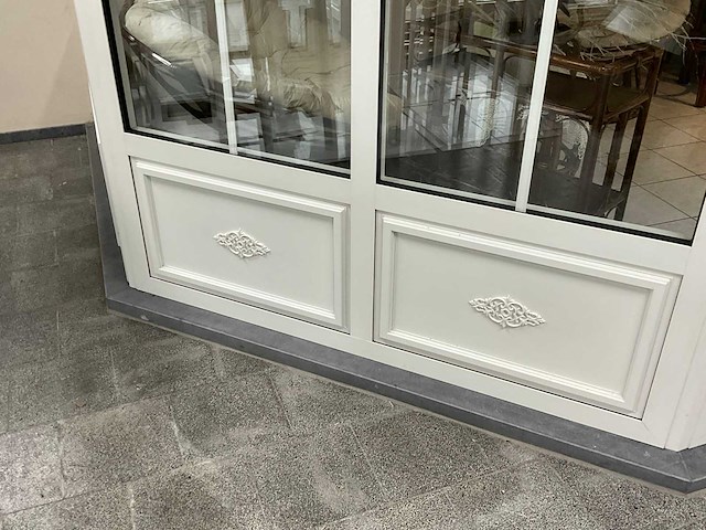 Aluminium serre met overkapping - afbeelding 1 van  3