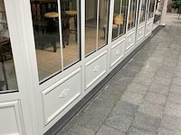 Aluminium serre met overkapping - afbeelding 1 van  11