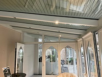 Aluminium serre met overkapping - afbeelding 4 van  11