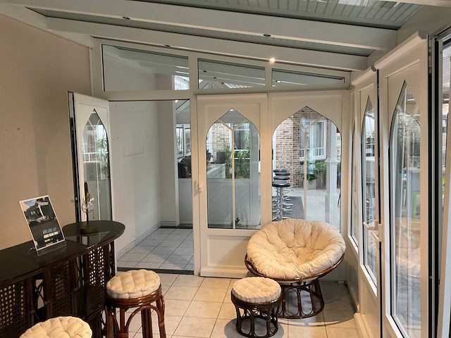 Aluminium serre met overkapping - afbeelding 5 van  11